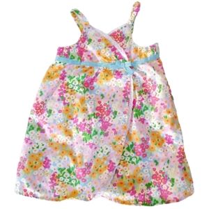 Crazy 8 Sundress Lined Floral Print Baby Girls 12-18 Months